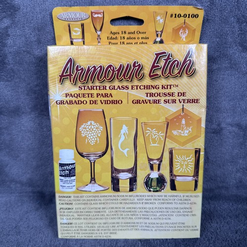 Starter glass etching - starter, kit