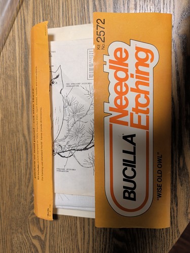 Vintage bucilla needle etching - bucilla,